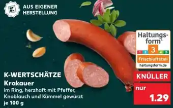 Kaufland K-WERTSCHÄTZE Krakauer Angebot