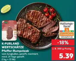 Kaufland K-PURLAND WERTSCHÄTZE Pfeffer-Rumpsteak Angebot