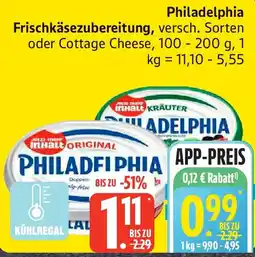 Edeka Philadelphia Frischkäsezubereitung Angebot