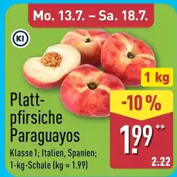 Aldi Nord Plattpfirsiche Paraguayos Angebot