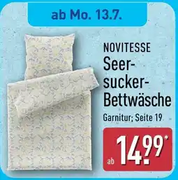 Aldi Nord NOVITESSE Seersucker-Bettwäsche Angebot