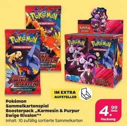 Netto Pokémon Sammelkartenspiel Boosterpack „Karmesin & Purpur Ewige Rivalen“ Angebot