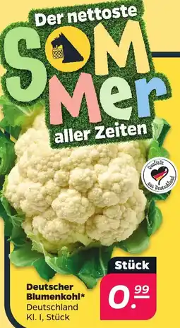 Netto Deutscher Blumenkohl Angebot