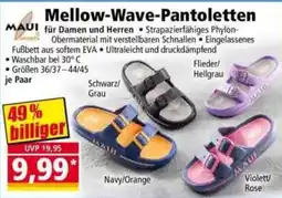 Norma Mellow-Wave-Pantoletten MAUI Angebot