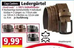 Norma Luigi Lamberto Ledergürtel Angebot