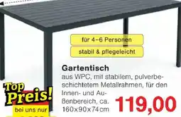 Jawoll Gartentisch Angebot