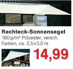 Jawoll Rechteck-Sonnensegel Angebot