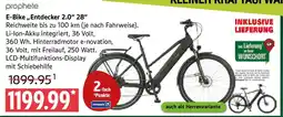 Marktkauf prophete E-Bike „Entdecker 2.0“ 28" Angebot