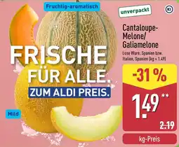 Aldi Nord Cantaloupe-Melone/Galiamelone Angebot