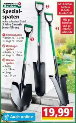 Norma Powertec Garden Spezialspaten Angebot