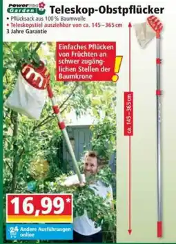 Norma Powertec Garden Teleskop-Obstpflücker Angebot