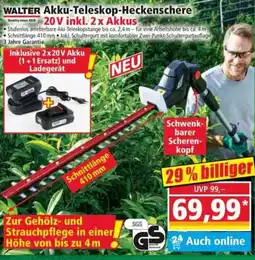 Norma WALTER Akku-Teleskop-Heckenschere Angebot