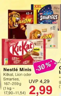 Jawoll Nestlè Minis Angebot