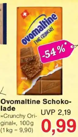 Jawoll Ovomaltine Schokolade Angebot