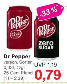 Jawoll Dr Pepper Angebot