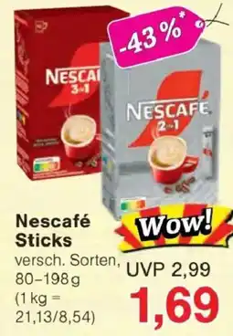 Jawoll Nescafé Sticks Angebot
