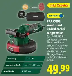 Lidl PARKSIDE Wand- und Bodenbearbeitungssystem Angebot