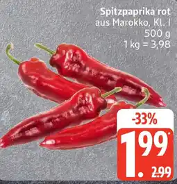 Edeka Spitzpaprika rot Angebot