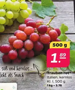 Netto Trauben rot Angebot