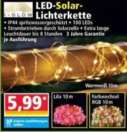 Norma I-GLOW LED-Solar-Lichterkette Angebot
