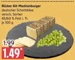 Marktkauf Rücker Alt-Mecklenburger Angebot