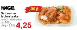 Jawoll HAGE Schweinelachssteaks Angebot