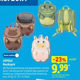 Lidl LUPILU Rucksack Angebot