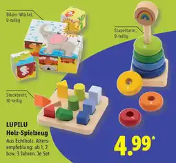Lidl LUPILU Holz-Spielzeug Angebot