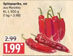 Marktkauf Spitzpaprika, rot Angebot