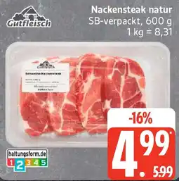 Edeka Gutfleisch Nackensteak natur Angebot