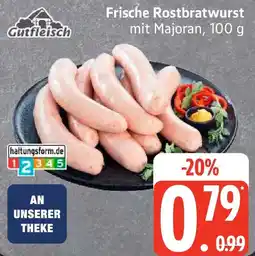 Edeka Gutfleisch Frische Rostbratwurst Angebot