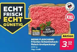 Netto MEINE FLEISCHEREI Frisches Schweinehackfleisch Angebot