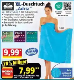 Norma XL-Duschtuch "Adria" Angebot