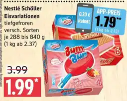 Marktkauf Nestlé Schöller Eisvariationen Angebot