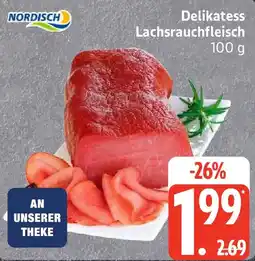 Edeka NORDISCH Delikatess Lachssrauchfleisch Angebot