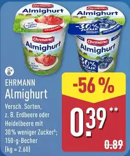 Aldi Nord Ehrmann Almighurt Angebot