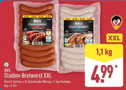 Aldi Nord BBQ Stadion-Bratwurst XXL Angebot