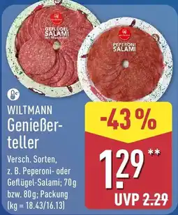 Aldi Nord WILTMANN Genießerteller Angebot