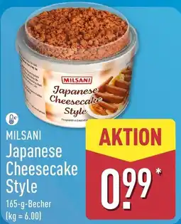 Aldi Nord MILSANI Japanese Cheesecake Style Angebot