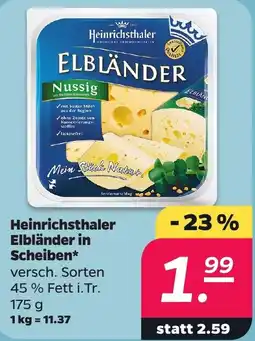 Netto Heinrichsthaler Elbländer in Scheiben Angebot