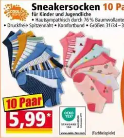 Norma Sneakersocken Angebot