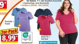 Norma ElleNor T-Shirt ,,Große Mode" 2er-Pack Angebot