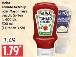 Marktkauf Heinz Tomato Ketchup oder Mayonnaise Angebot