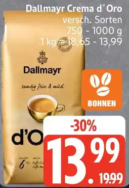 Edeka Dallmayr Crema d'Oro Angebot