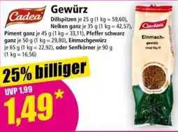 Norma Cadea Gewürz Angebot