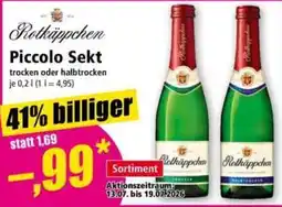 Norma Rotkäppchen Piccolo Sekt Angebot