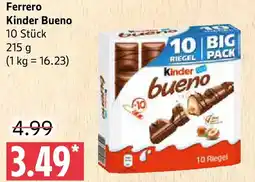Marktkauf Ferrero Kinder Bueno Angebot