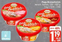 Edeka Popp Brotaufstrich Angebot