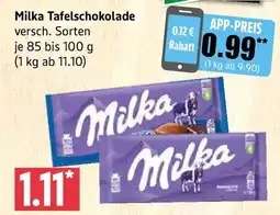 Marktkauf Milka Tafelschokolade Angebot