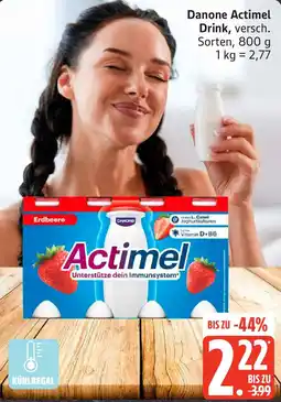 Edeka Danone Actimel Drink Angebot